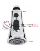 Въртящ се накрайник за кухненска мивка с три функции на струята 360 градуса